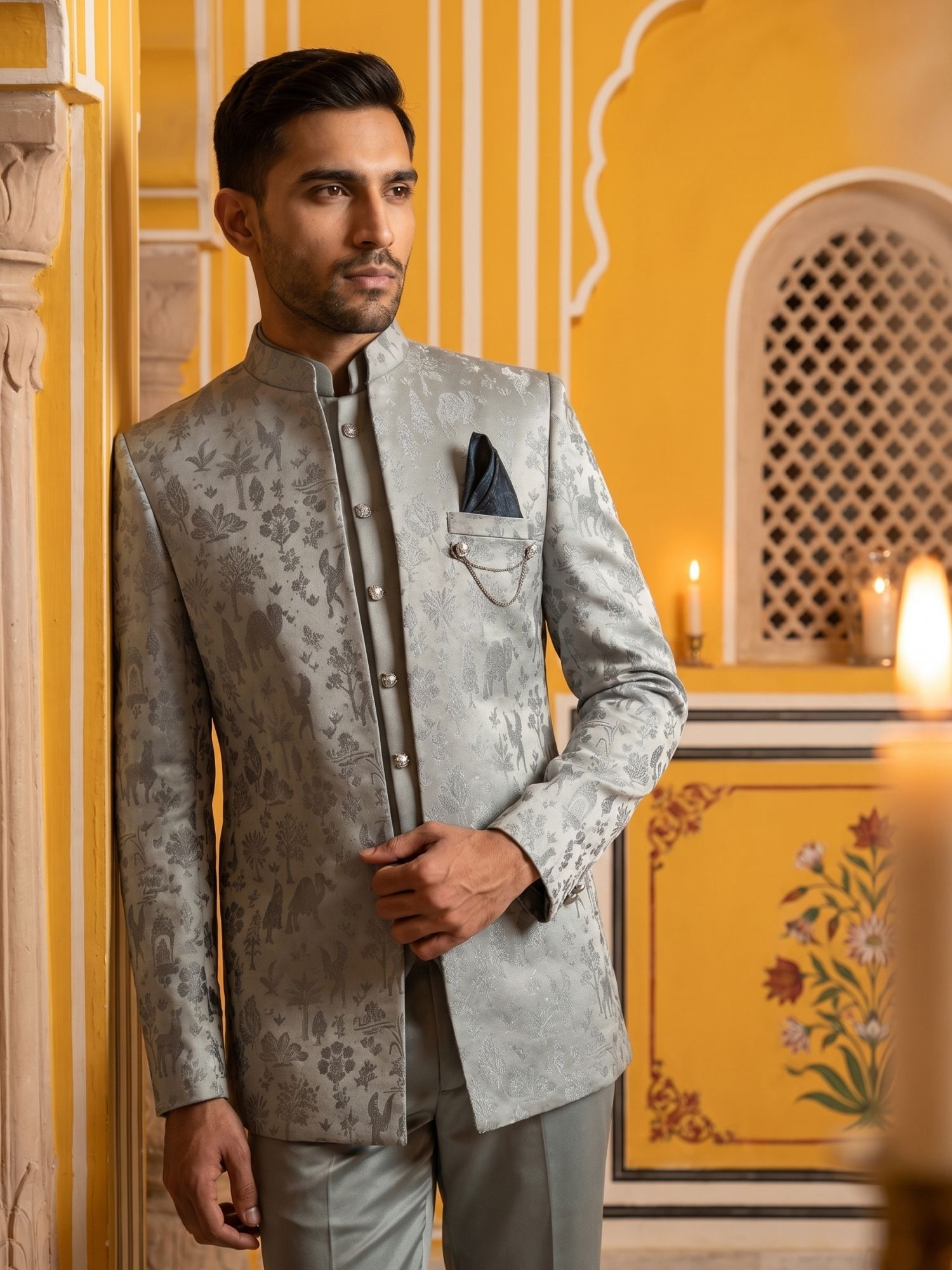 Jompers Printed Sherwani-picture-28