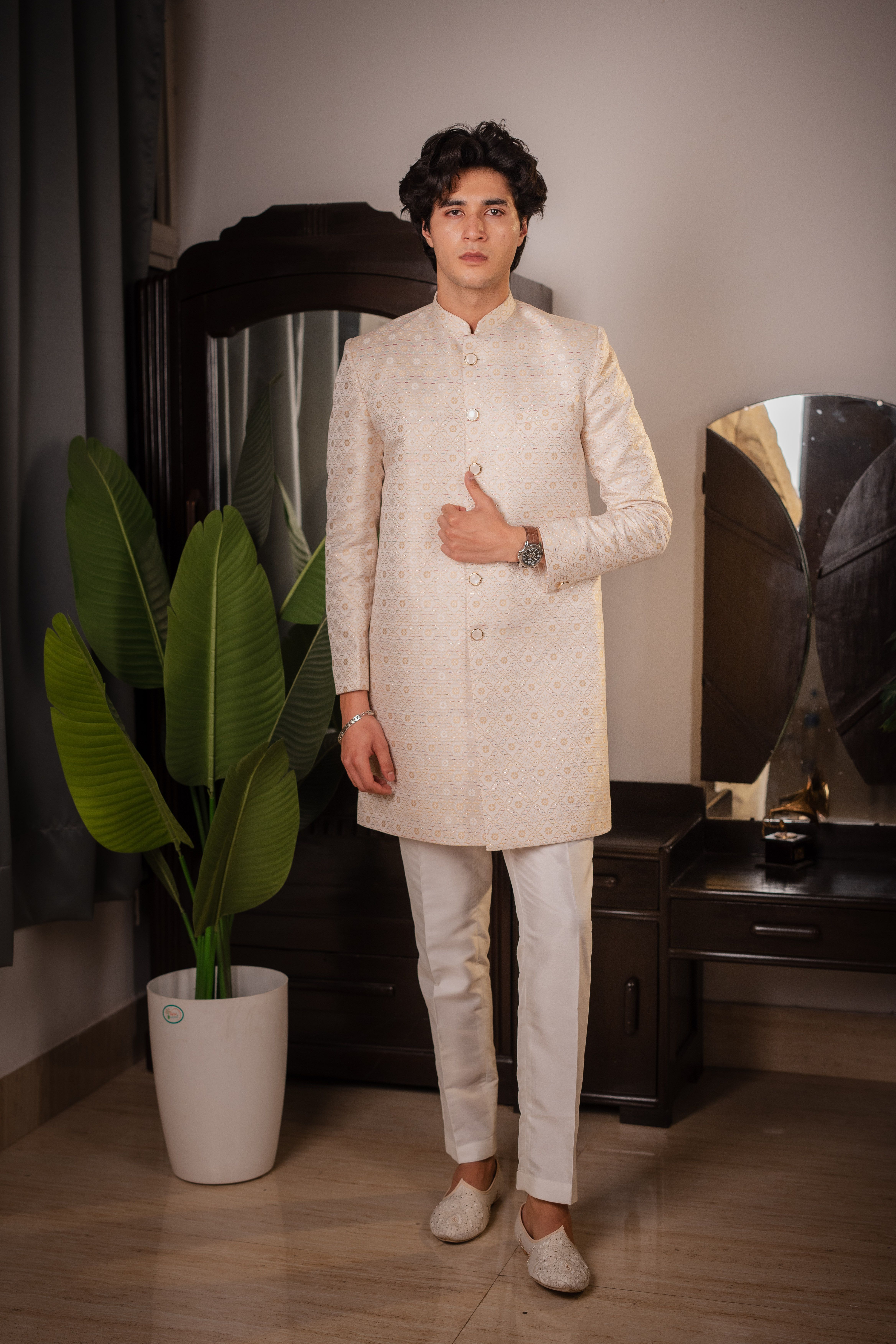 SUUTRAA BY SG Printed Sherwani-picture-47