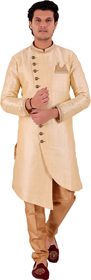 Desi Butik DBMS1008-S Solid Sherwani-picture-45