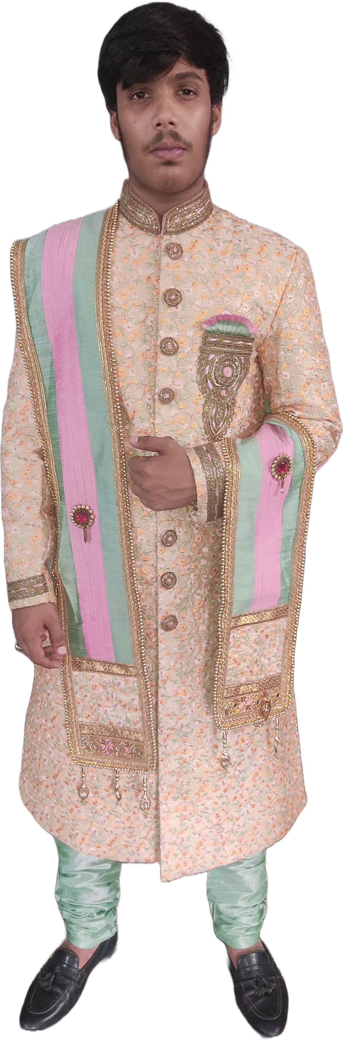 Lord Elia Sherwani Set for Groom Embroidered Sherwani-picture-47