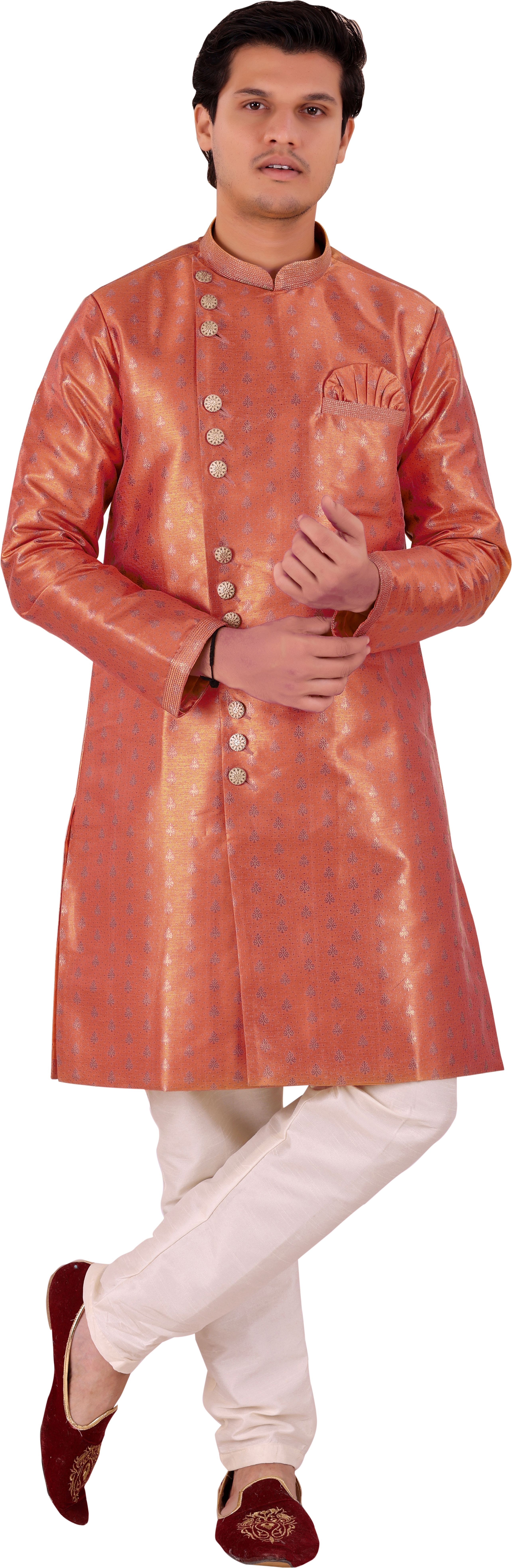 Desi Butik DBMS1011-S Embellished Sherwani-image-5