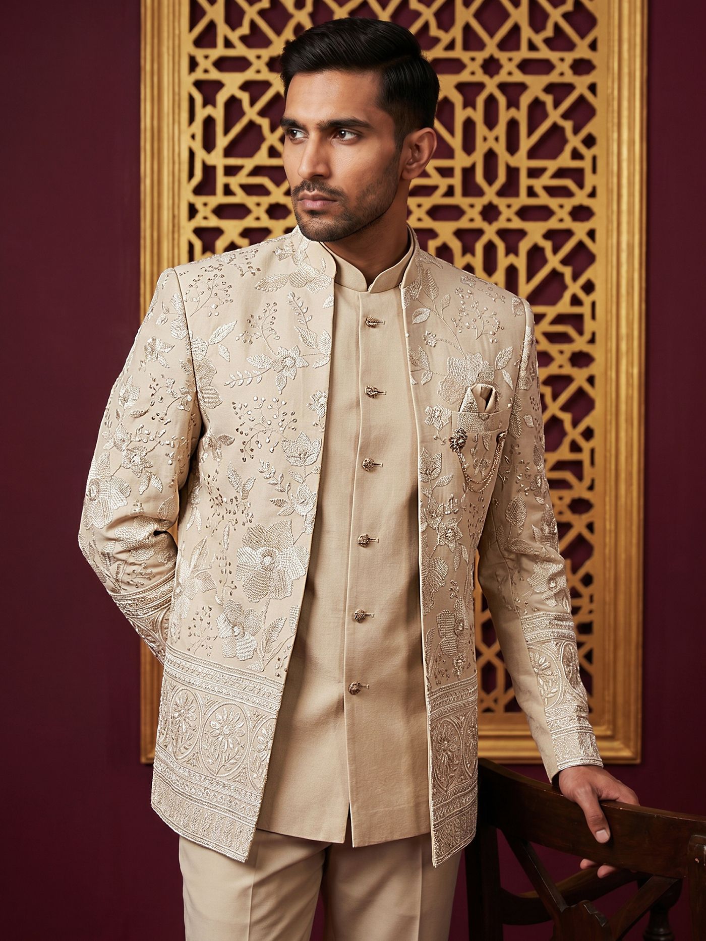 Jompers Embroidered Sherwani-picture-19