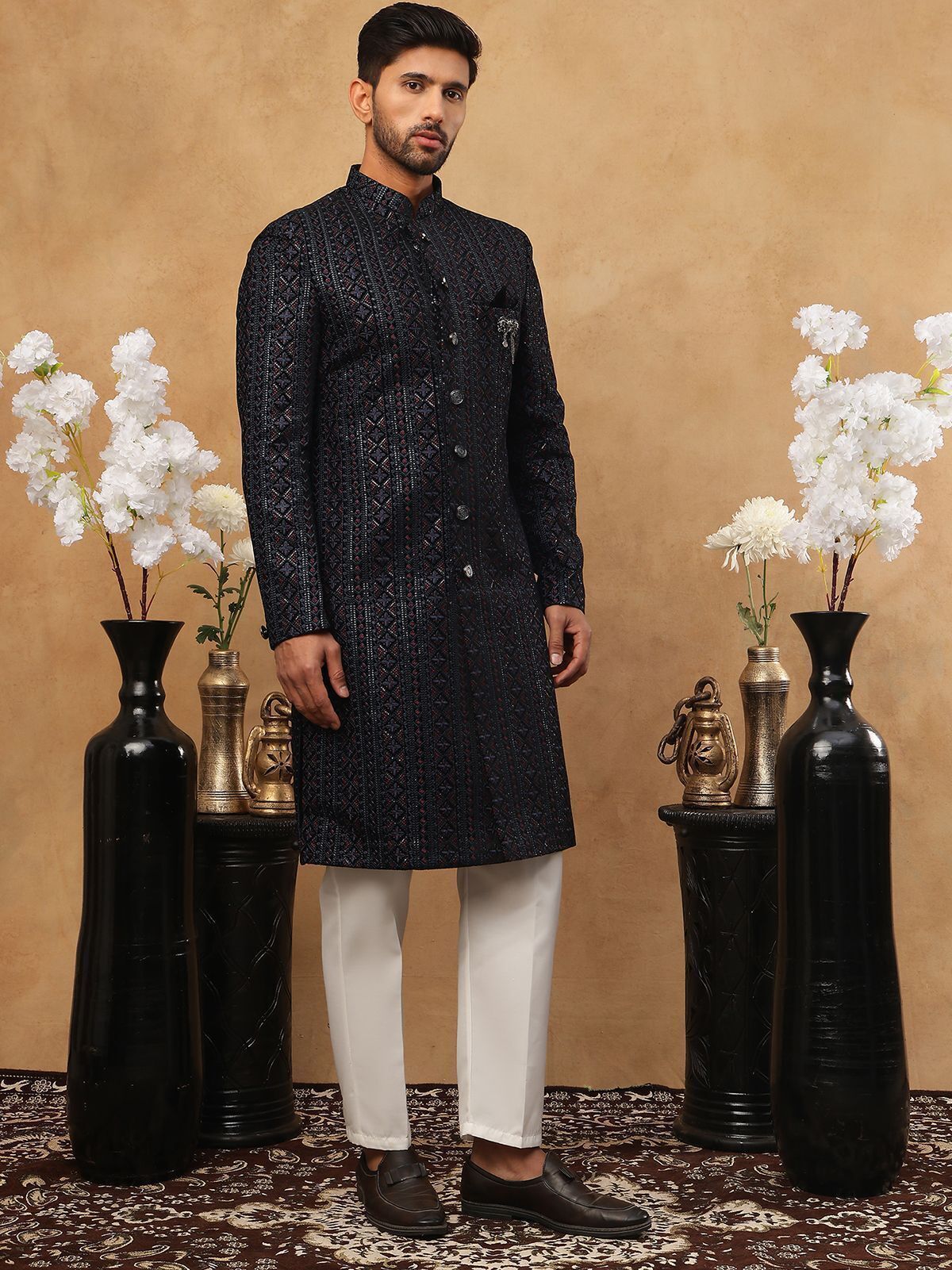 Jompers Embroidered Sherwani-picture-31