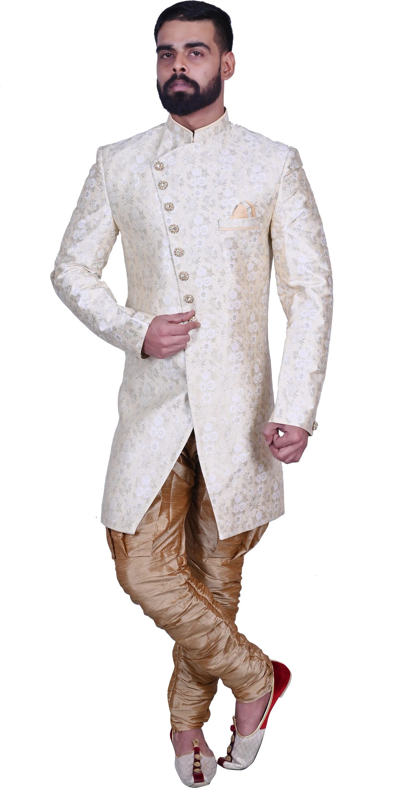 DIAMOND Sherwani For Men's Printed Sherwani-image-6