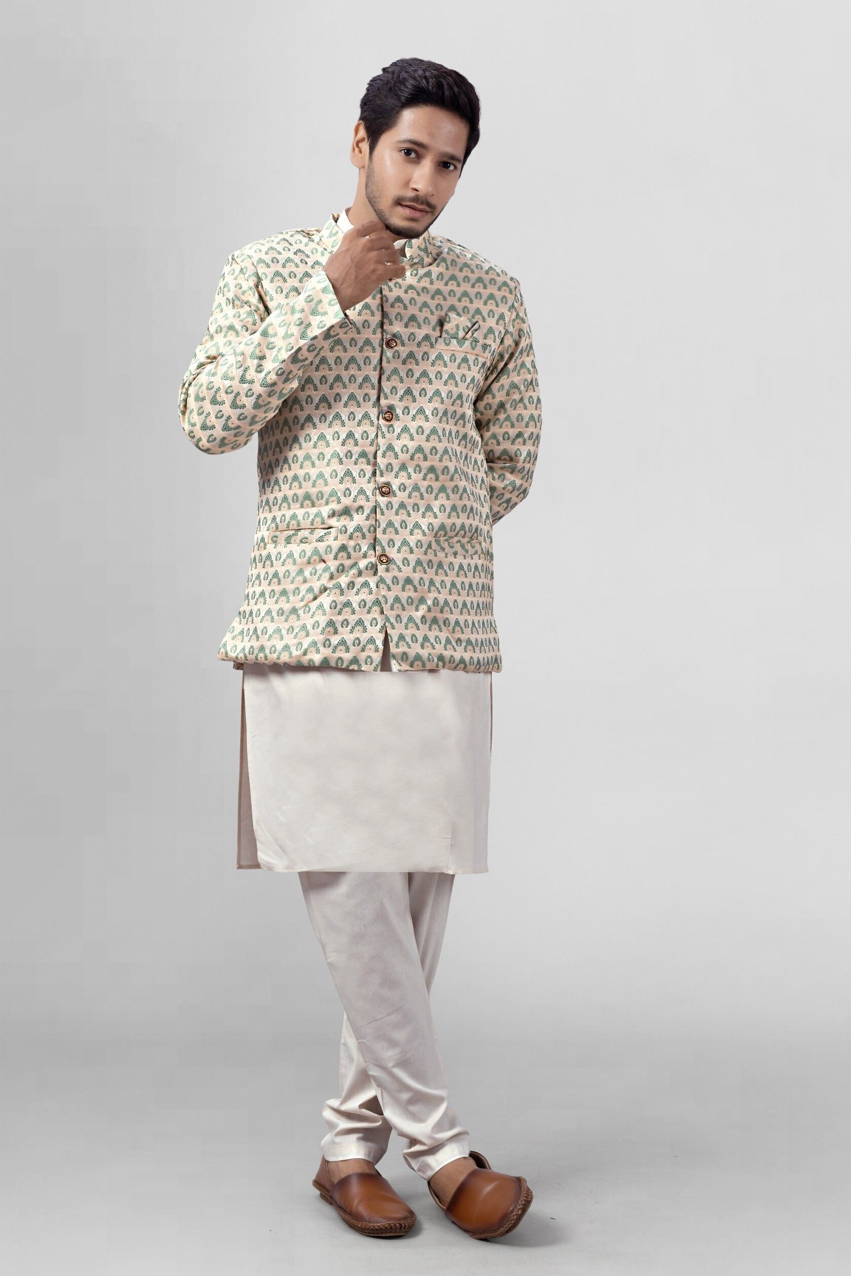 XEPON Printed Sherwani