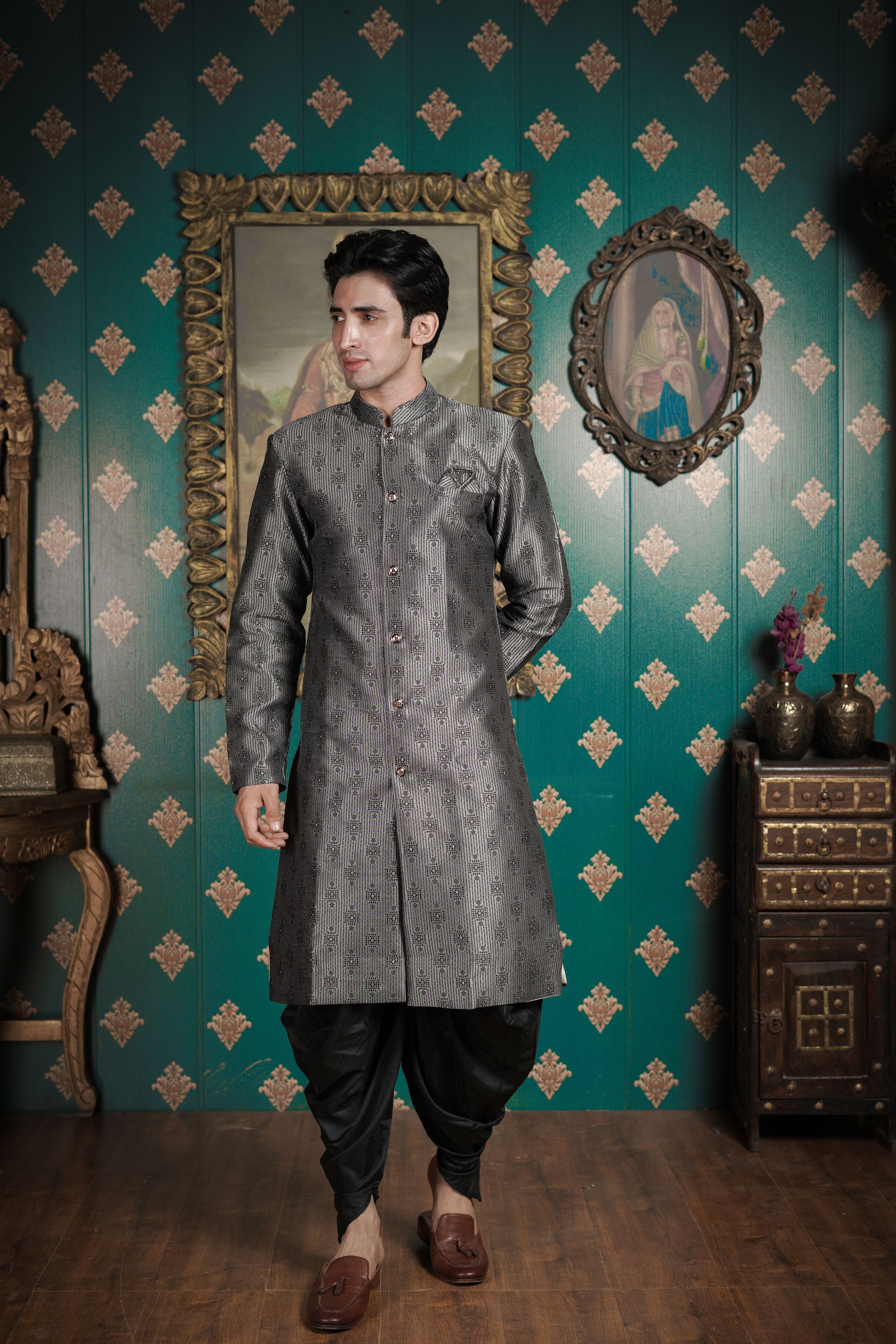 N.B.F Fashion Printed Sherwani-image-20