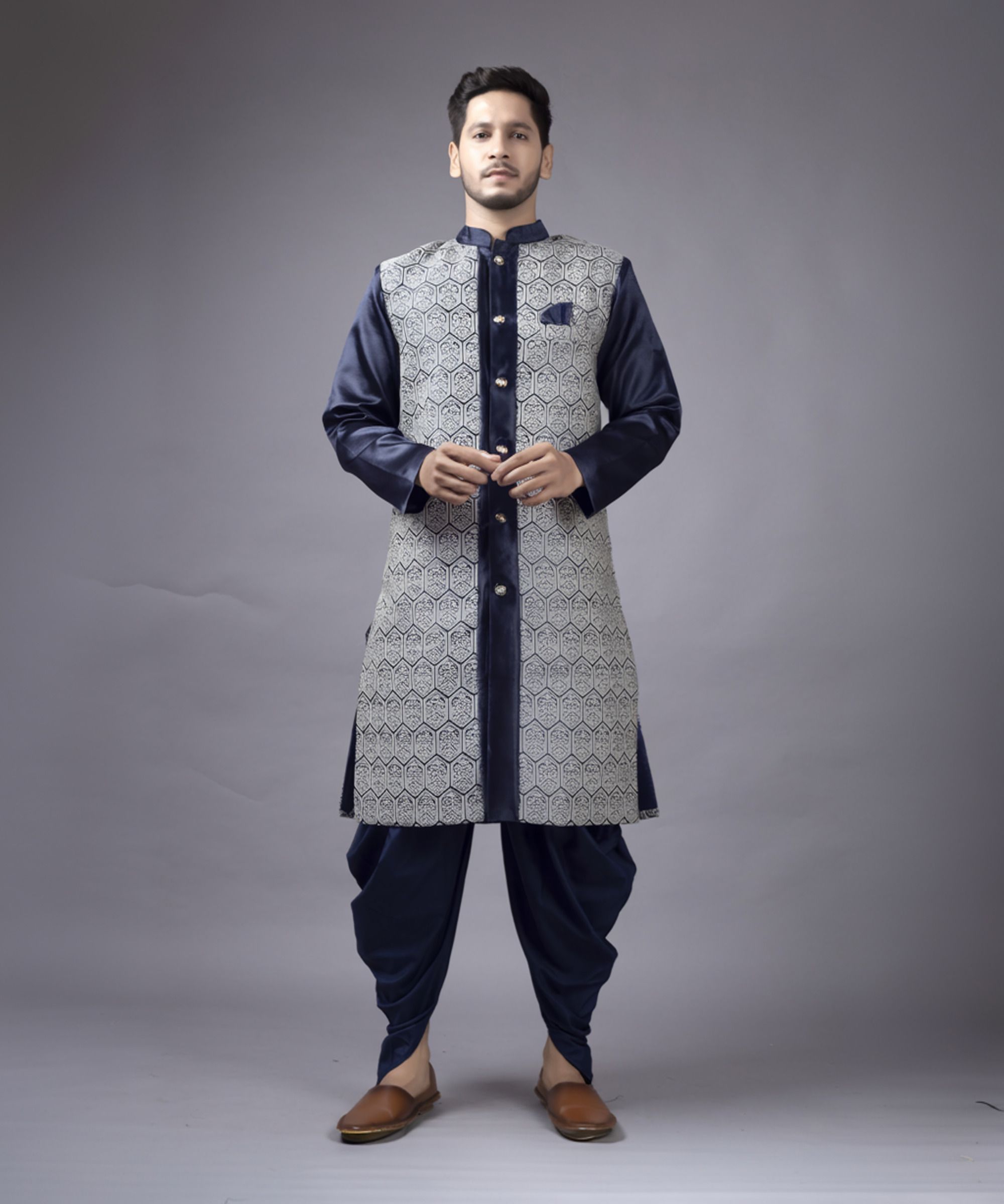 XEPON Printed Sherwani-picture-37