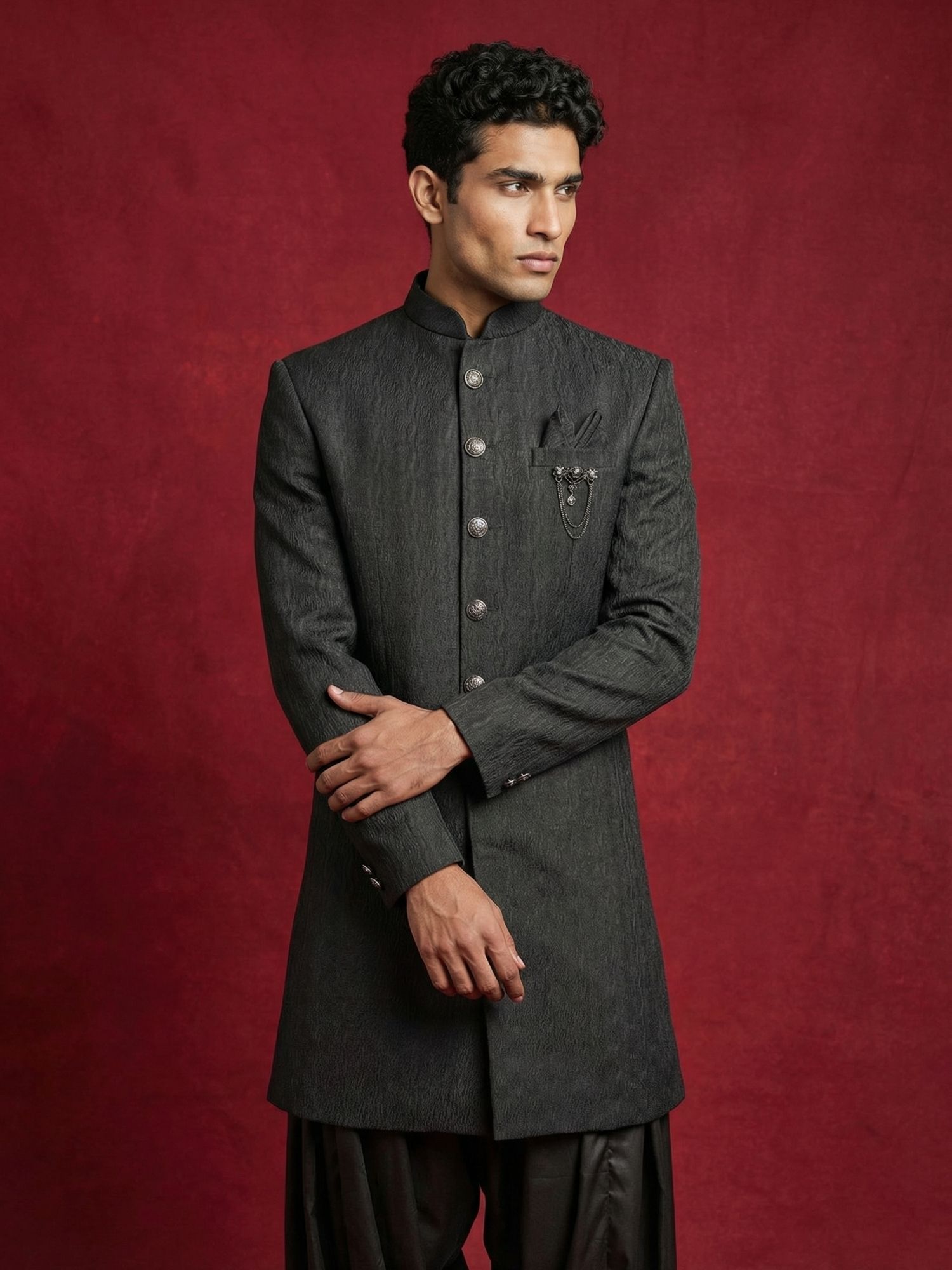 Jompers Embroidered Sherwani-picture-16