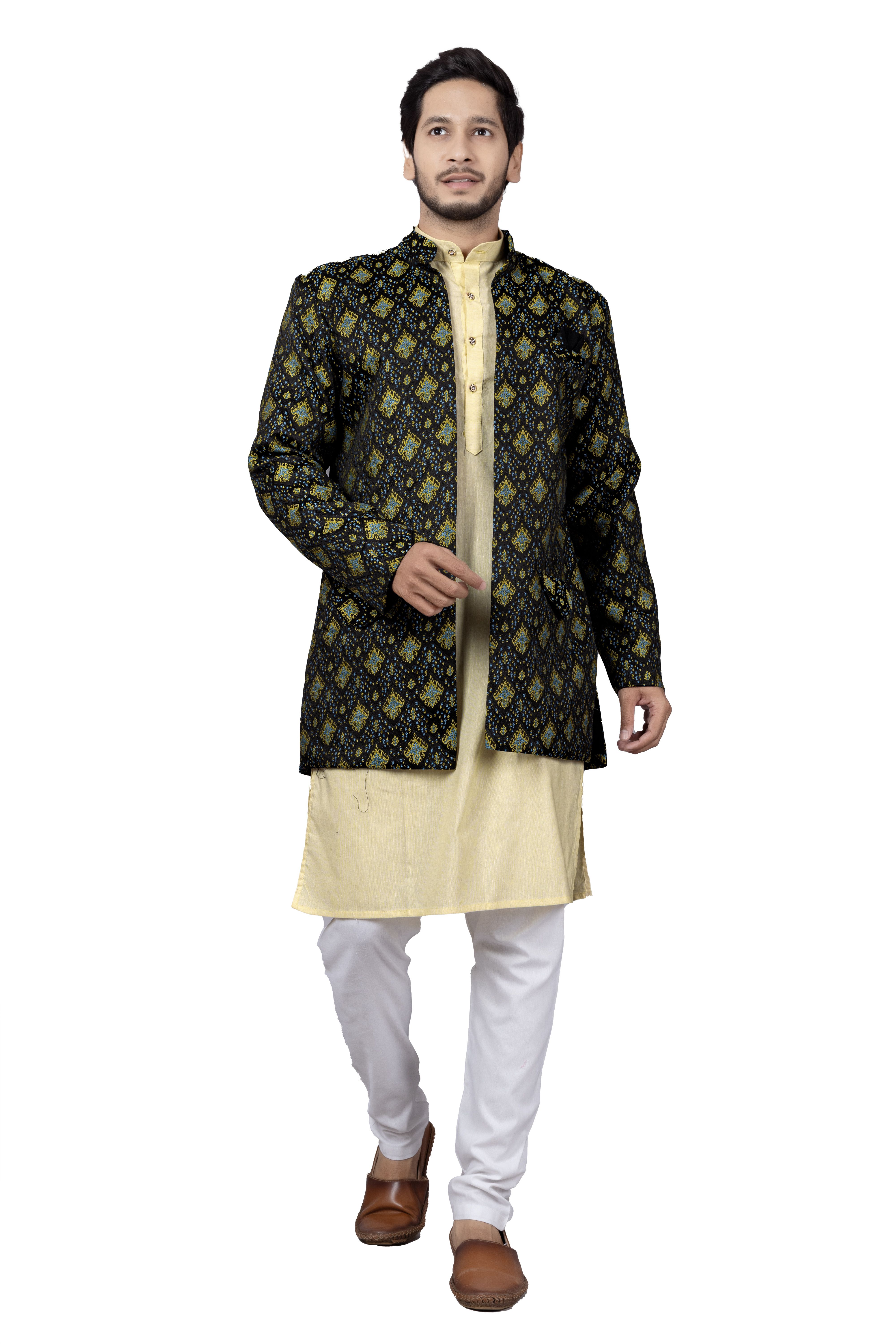 Ethzy Solid Sherwani