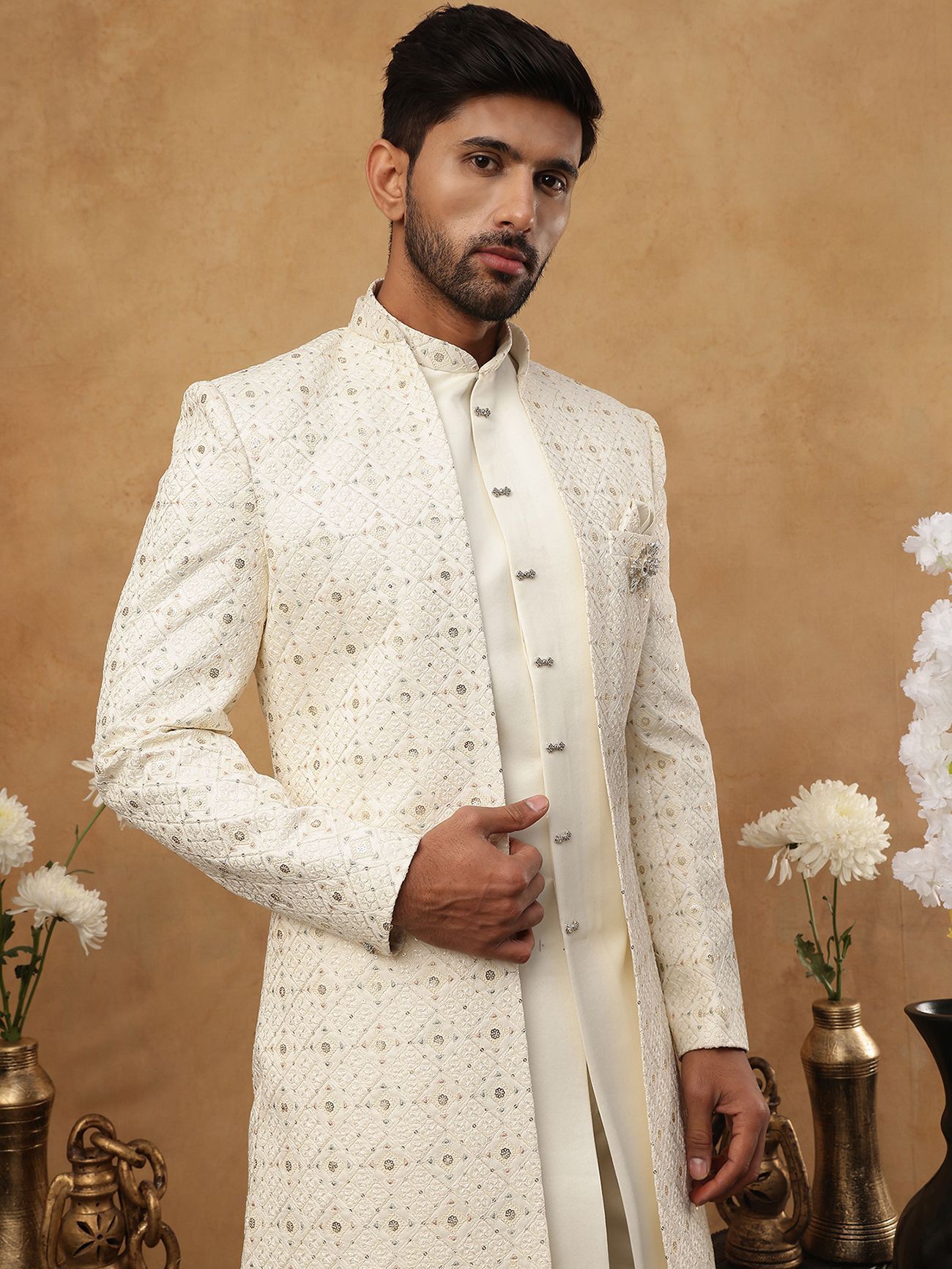 Jompers Embroidered Sherwani-picture-29