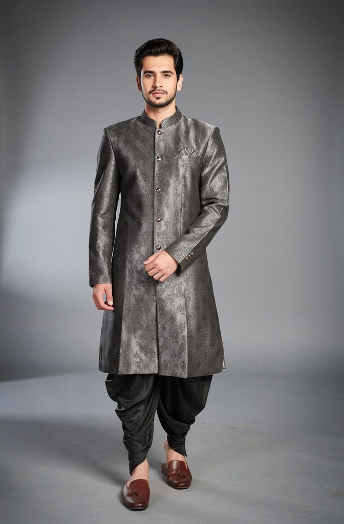 Ethzy Solid Sherwani