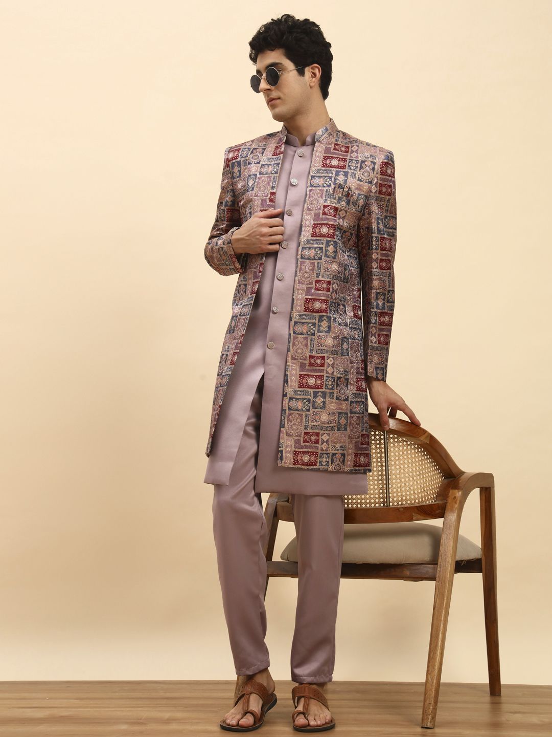 PRO ETHIC Wedding Style Embroidered Sherwani-picture-48