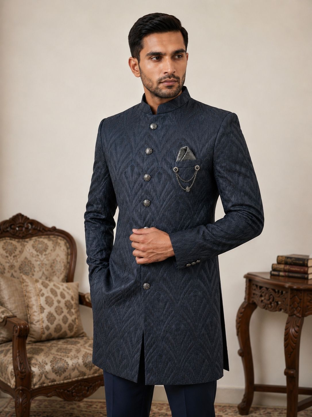Jompers Embroidered Sherwani-picture-18