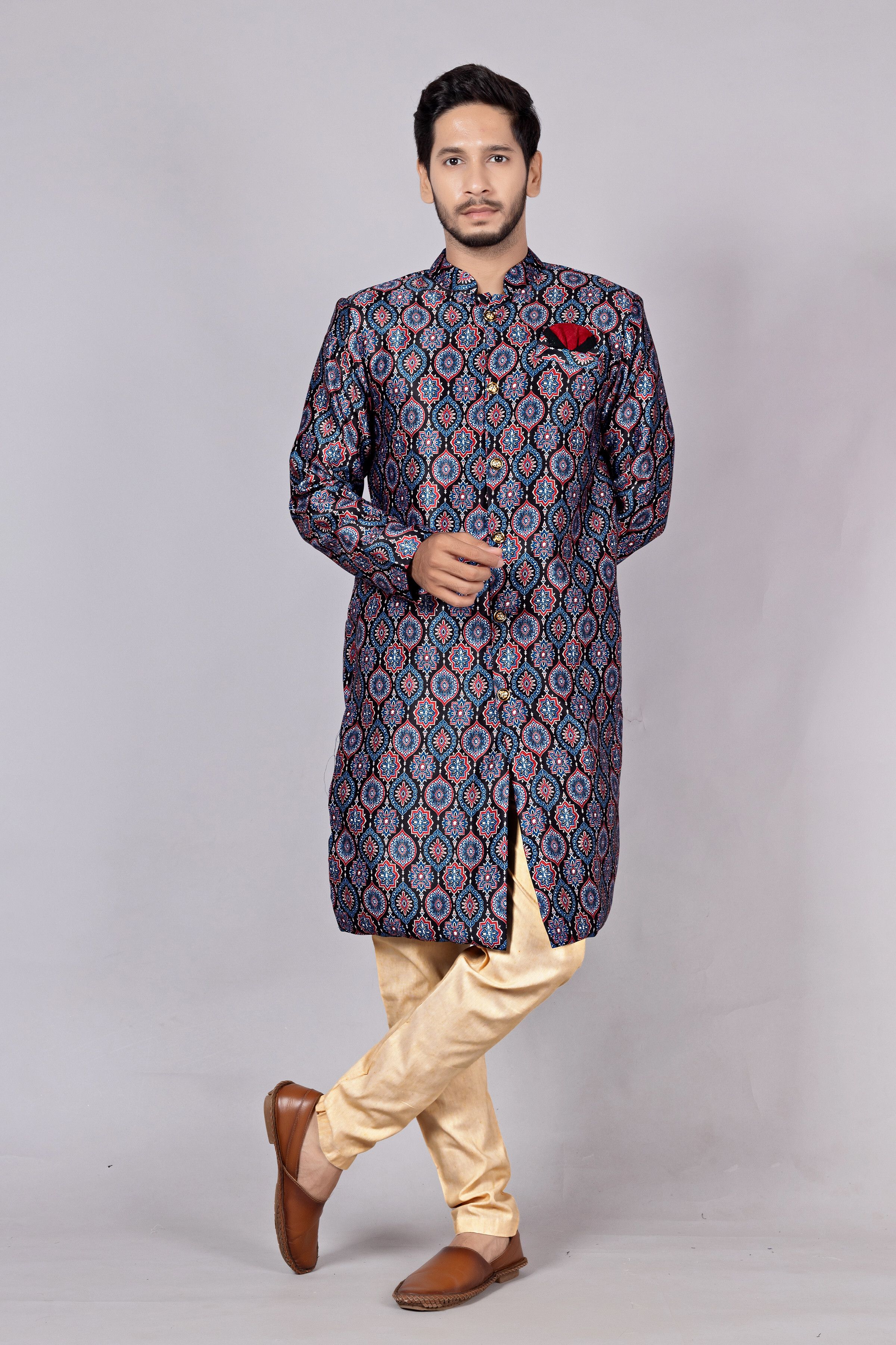 XEPON Printed Sherwani-picture-10
