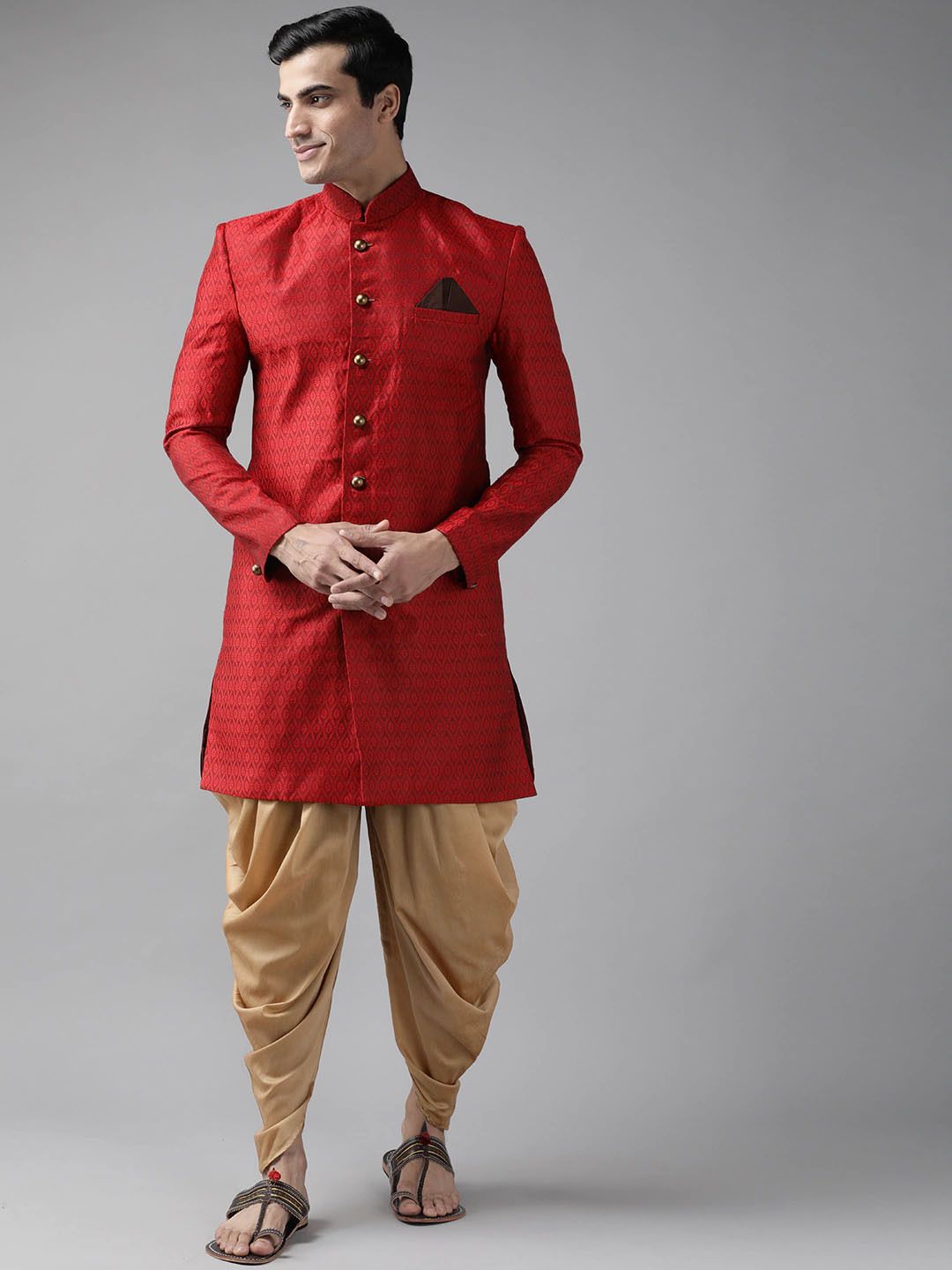 jbn CREATION Self Design Sherwani-picture-36