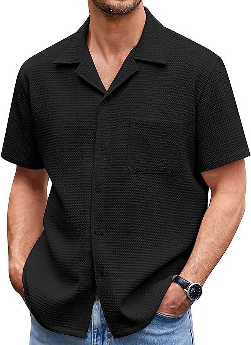 colorchakra Men Relaxed Fit Fit Checkered Spread Collar Casual Shirt-picture-22