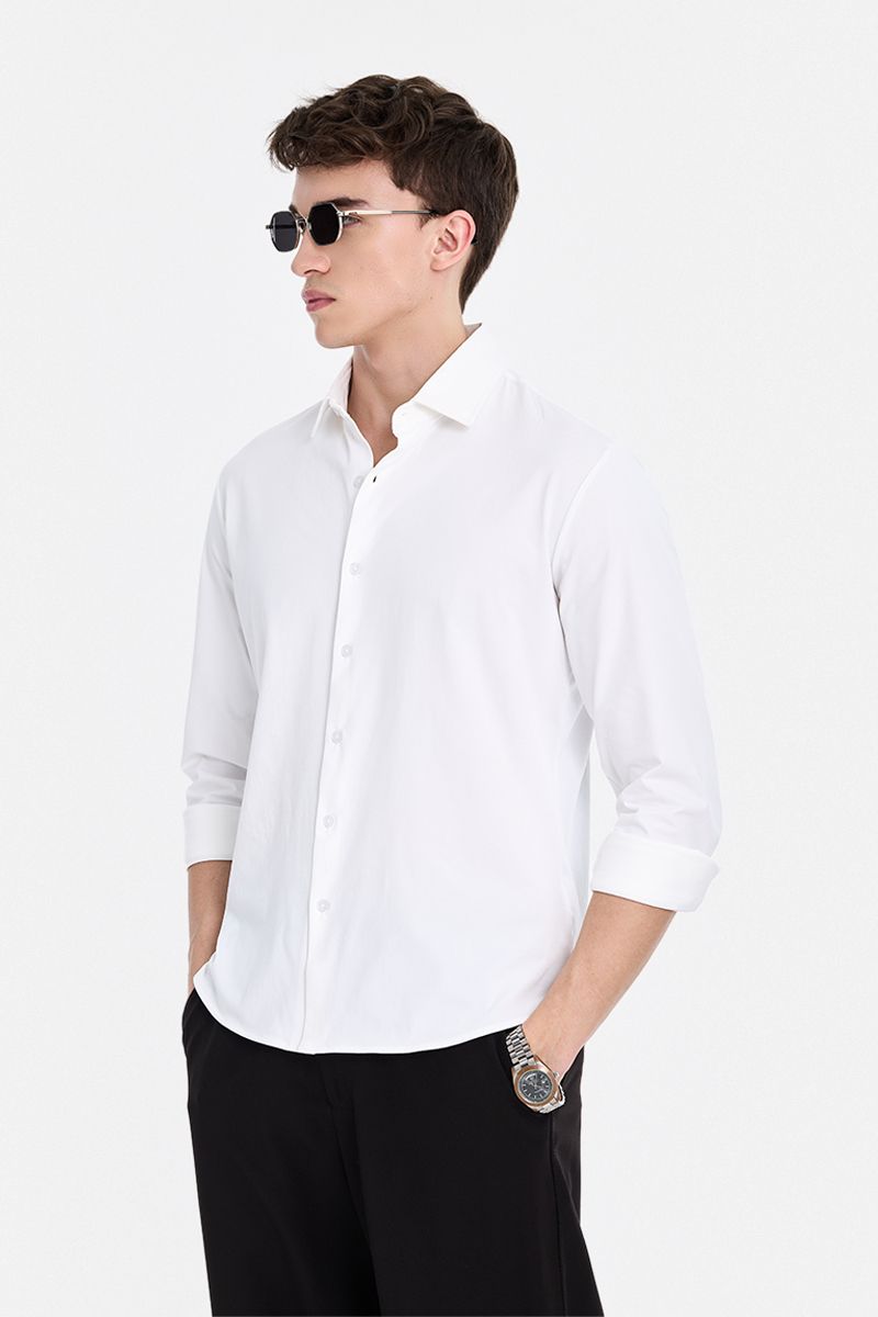 snitch Men Regular Fit Solid Spread Collar Casual Shirt-picture-44