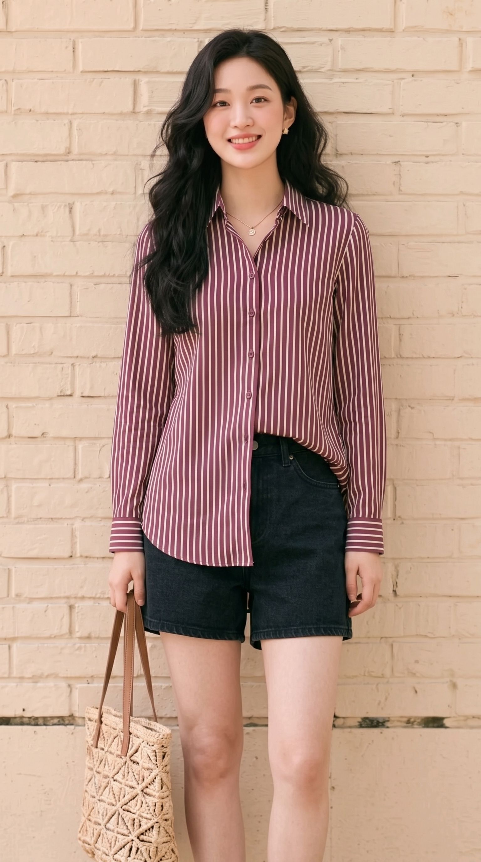 onaya fashion Women Slim Fit Striped Spread Collar Casual Shirt-picture-29