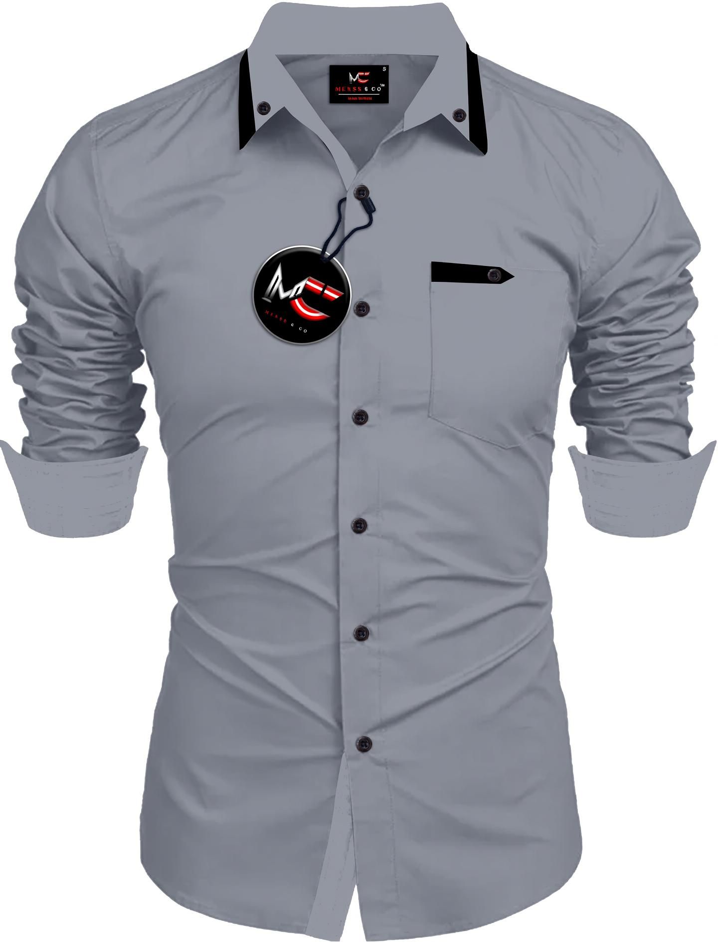 Men Regular Fit Solid Casual Shirt-image-33