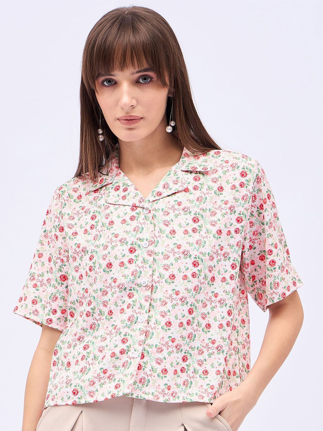 dressberry Women Regular Fit Printed Casual Shirt-picture-48