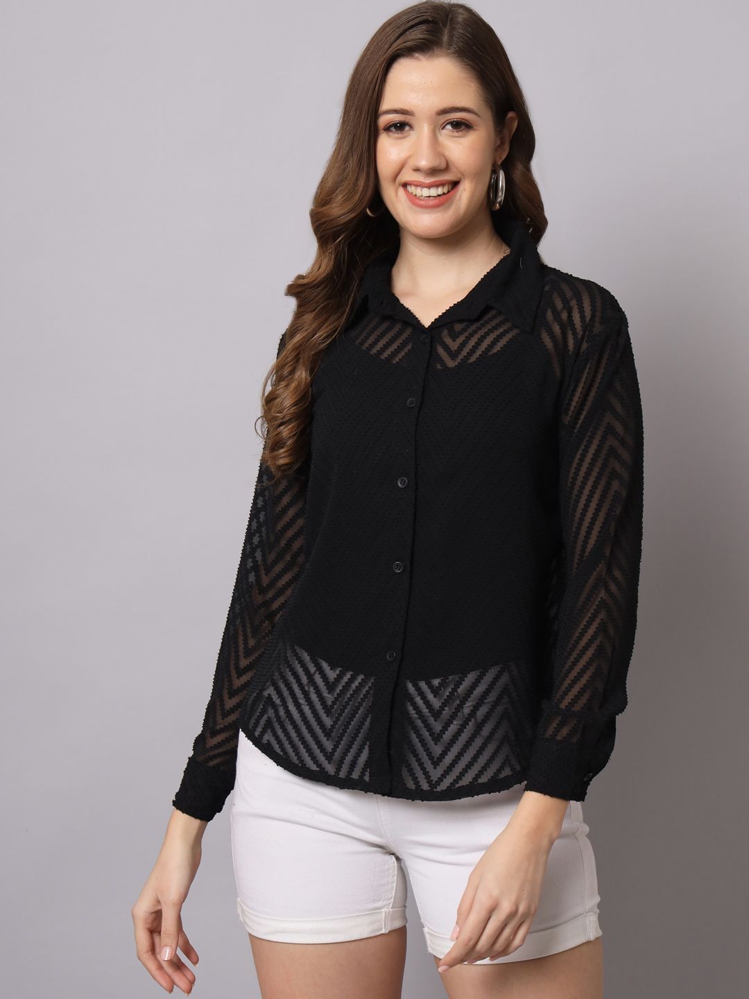 funday fashion Women Regular Fit Solid Casual Shirt-picture-39