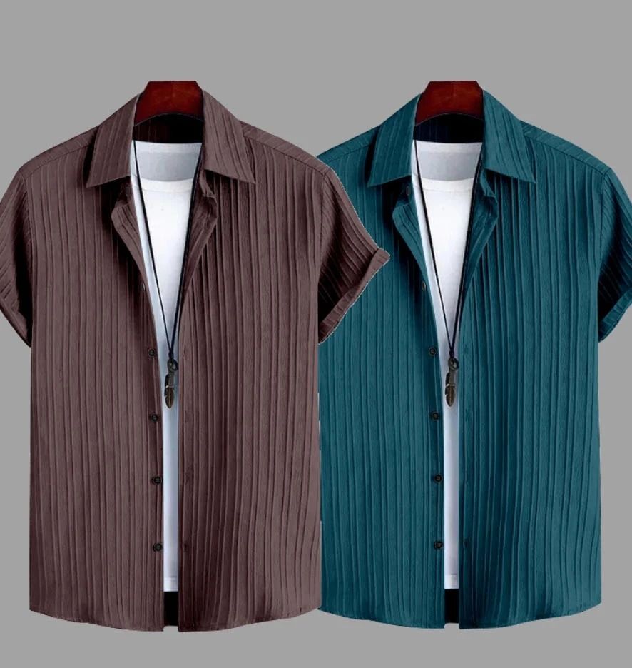 tiger snake Men Regular Fit Solid Casual Shirt-picture-10