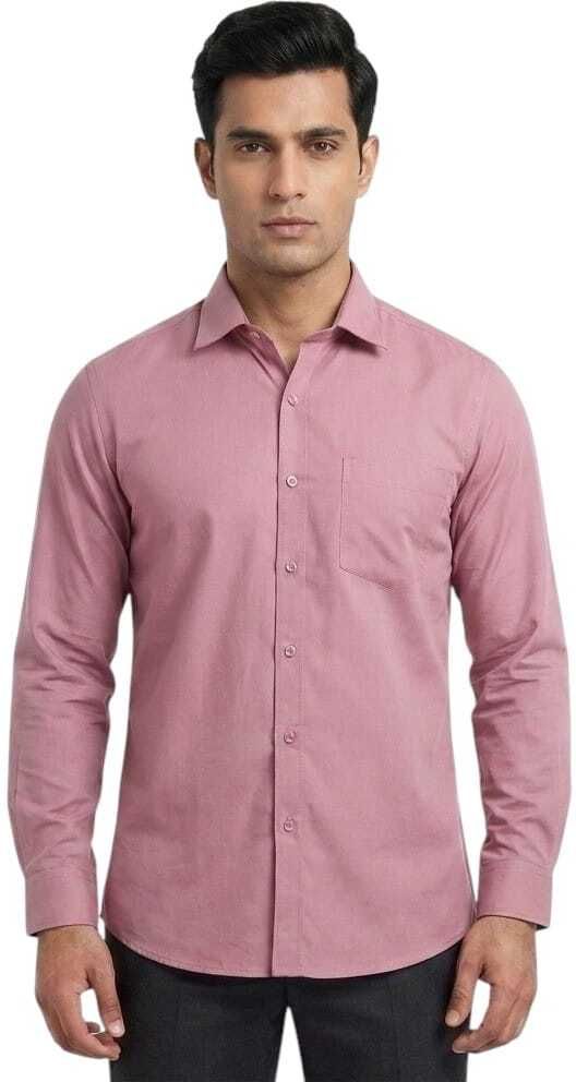millioncolors Men Regular Fit Solid Spread Collar Formal Shirt-picture-18