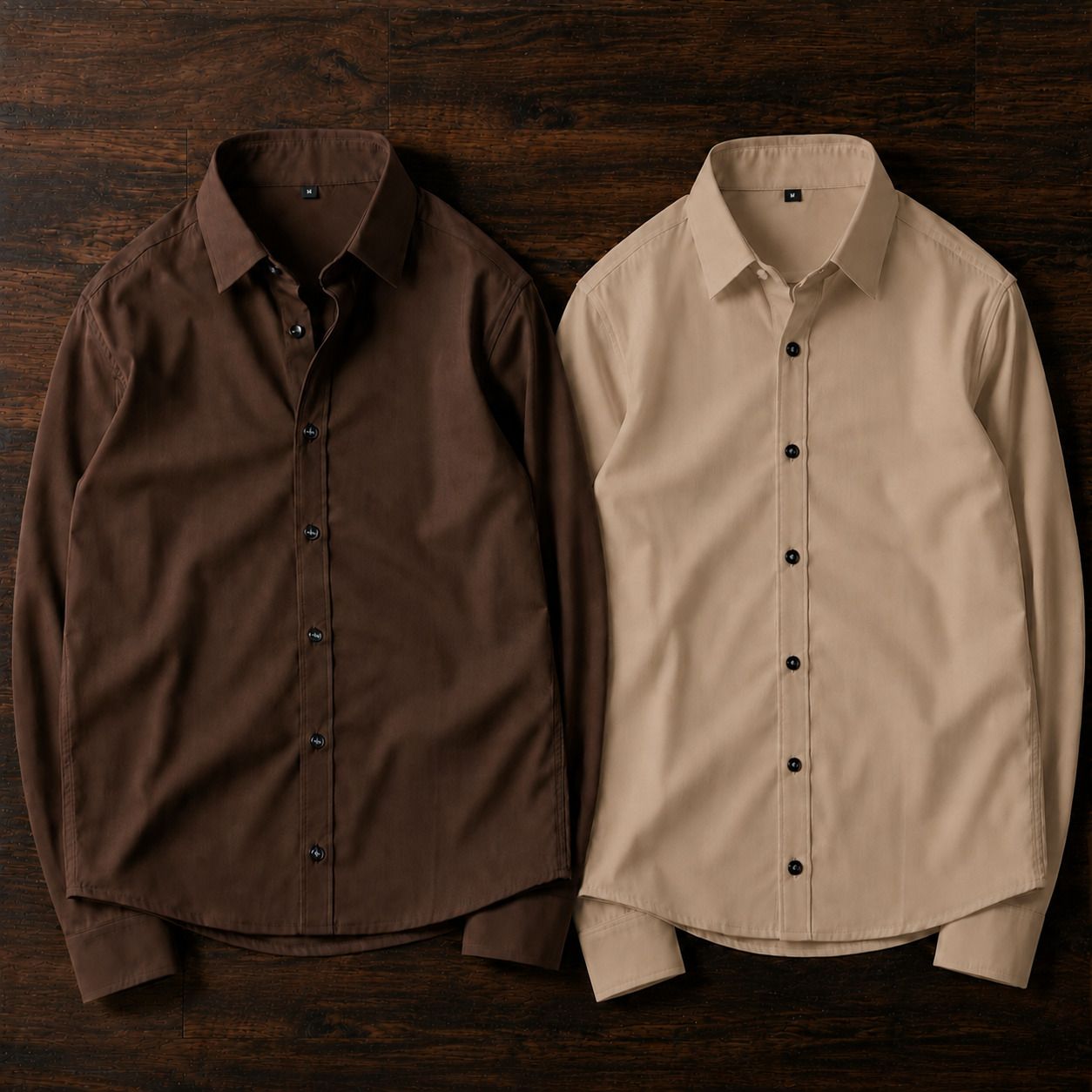 buntoo Men Regular Fit Solid Button Down Collar Casual Shirt-picture-13
