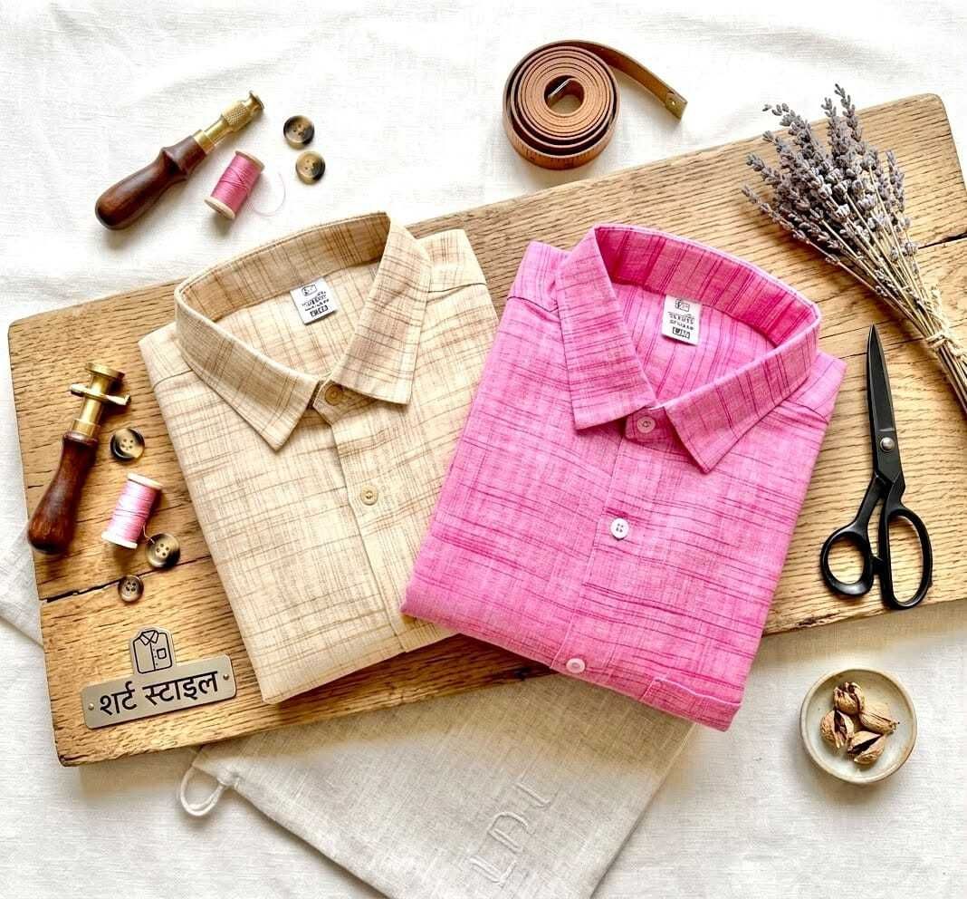a a enterprises Men Regular Fit Self Design, Solid, Printed Spread Collar Casual Shirt-picture-13