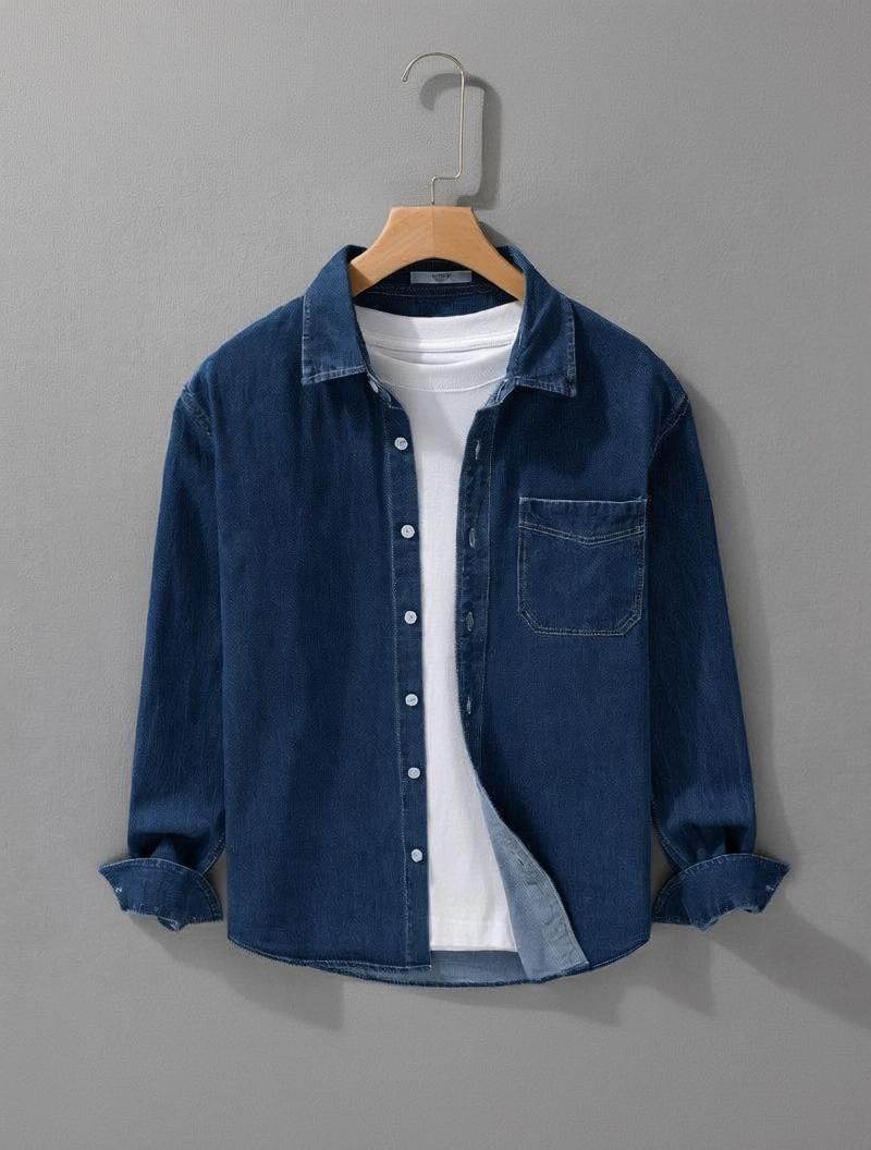 gloristar Men Regular Fit Solid Spread Collar Casual Shirt-picture-31
