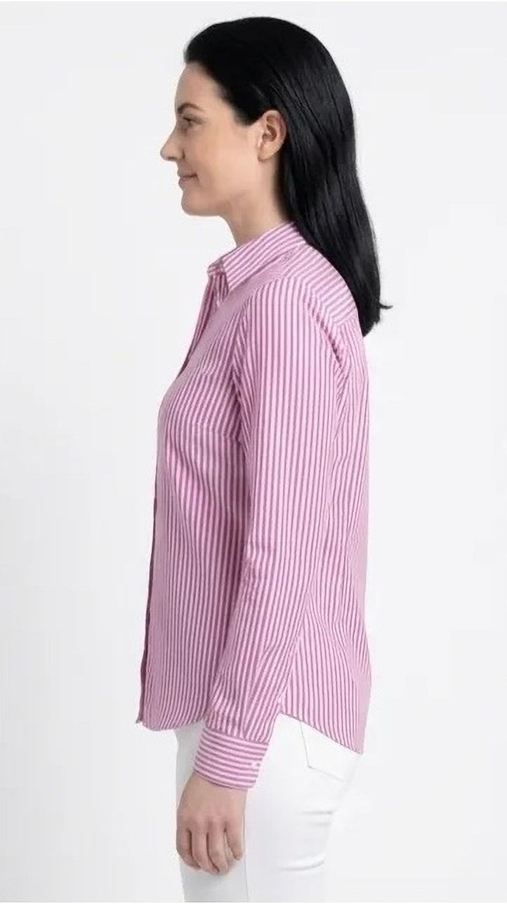 aksha creation Women Regular Fit Striped Casual Shirt-picture-1