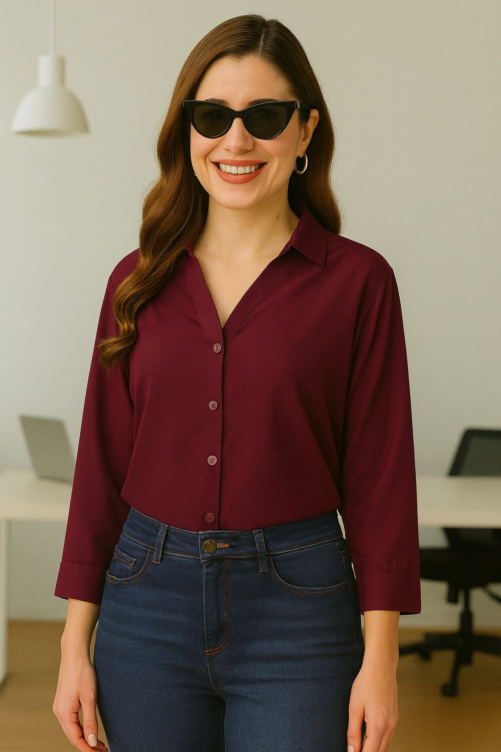 funday fashion Women Regular Fit Solid Casual Shirt-picture-26