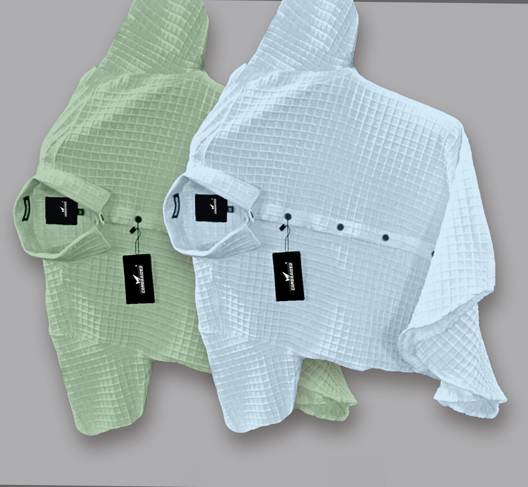 combraided Men Regular Fit Self Design Spread Collar Casual Shirt-picture-32