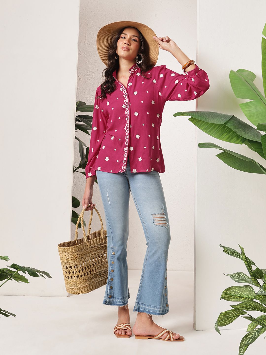 Women Regular Fit Solid Spread Collar Casual Shirt-image-47