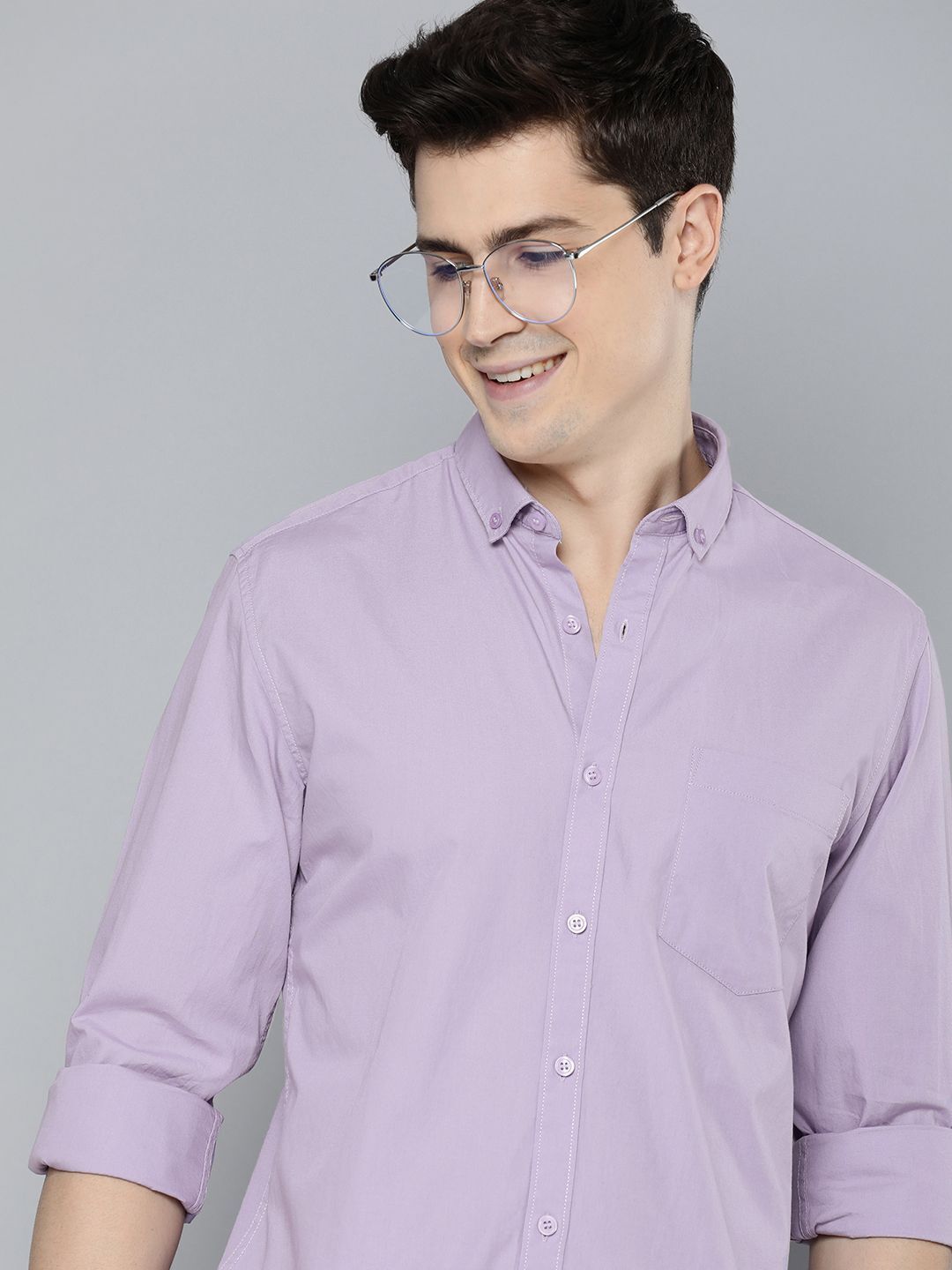 mast & harbour Men Regular Fit Solid Casual Shirt-picture-11