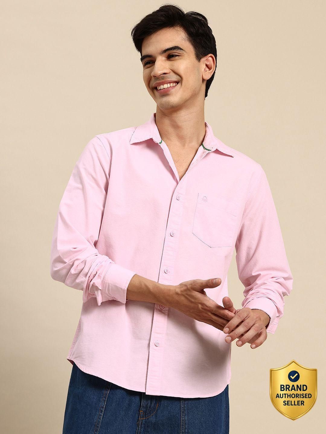 Men Regular Fit Solid Casual Shirt-image-4