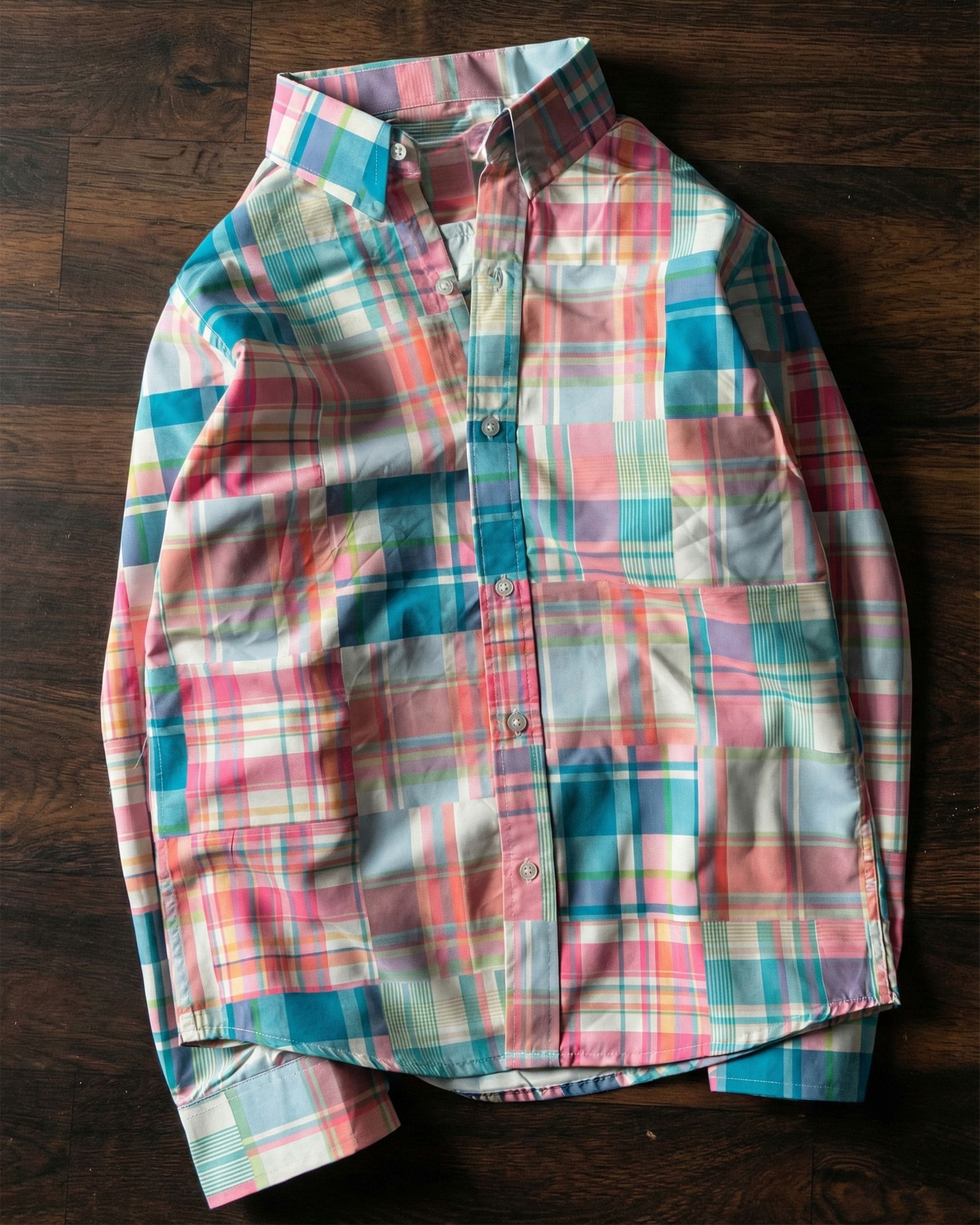 n and j Men Regular Fit Checkered Button Down Collar Casual Shirt-picture-27