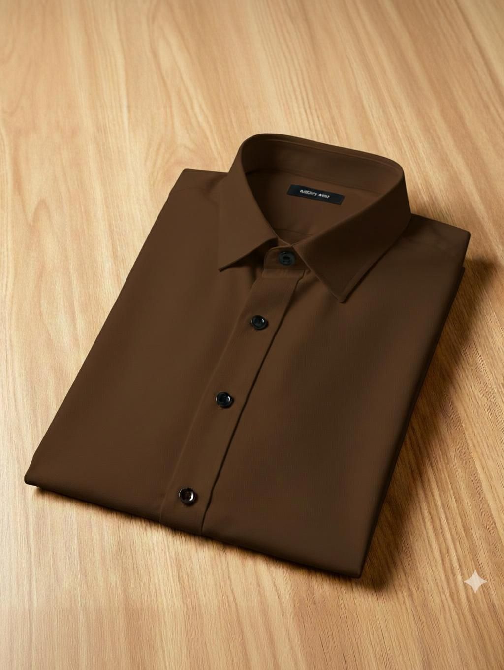 crispet Men Regular Fit Solid, Self Design Curved Collar Casual Shirt-picture-21