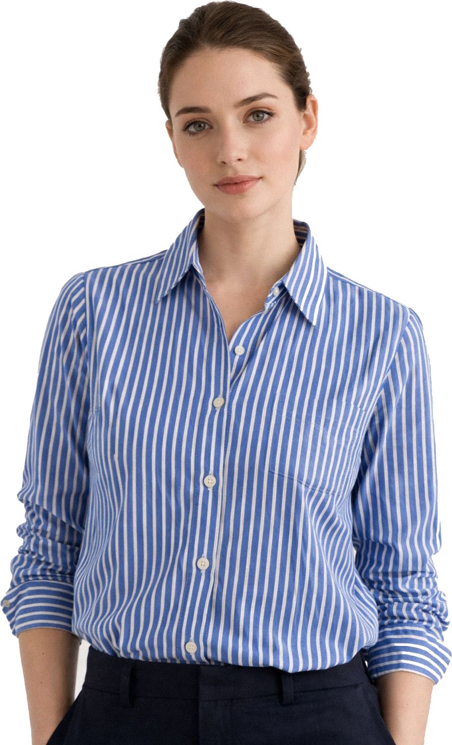 vedika kapoor Women Regular Fit Striped Spread Collar Casual Shirt-picture-15