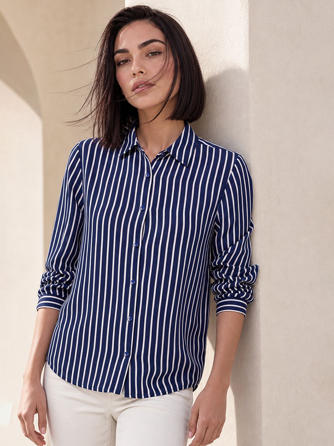 fame forever by lifestyle Women Regular Fit Printed Casual Shirt-picture-13