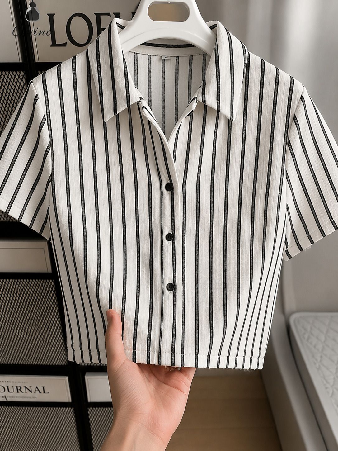 roughster Women Regular Fit Striped Spread Collar Casual Shirt-picture-44