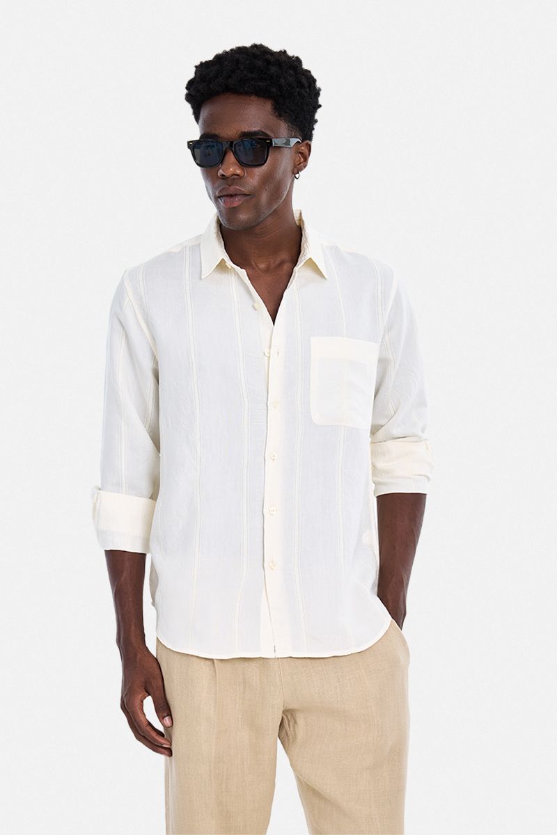 snitch Men Regular Fit Striped Spread Collar Casual Shirt-picture-29