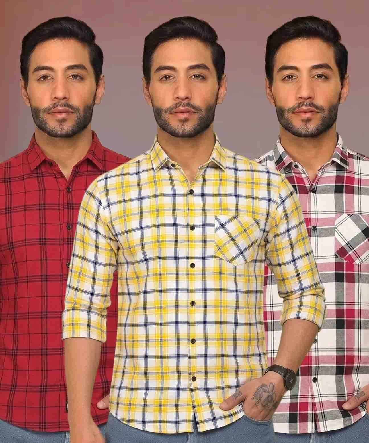 metronaut Men Regular Fit Printed Spread Collar Casual Shirt-picture-37