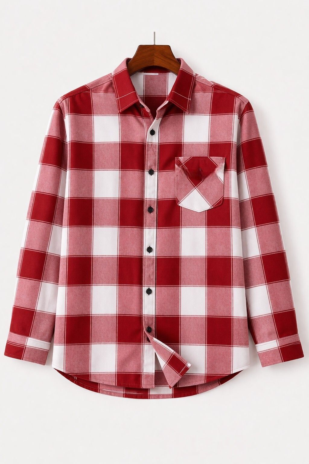 falconwear Men Regular Fit Checkered Spread Collar Casual Shirt-picture-21