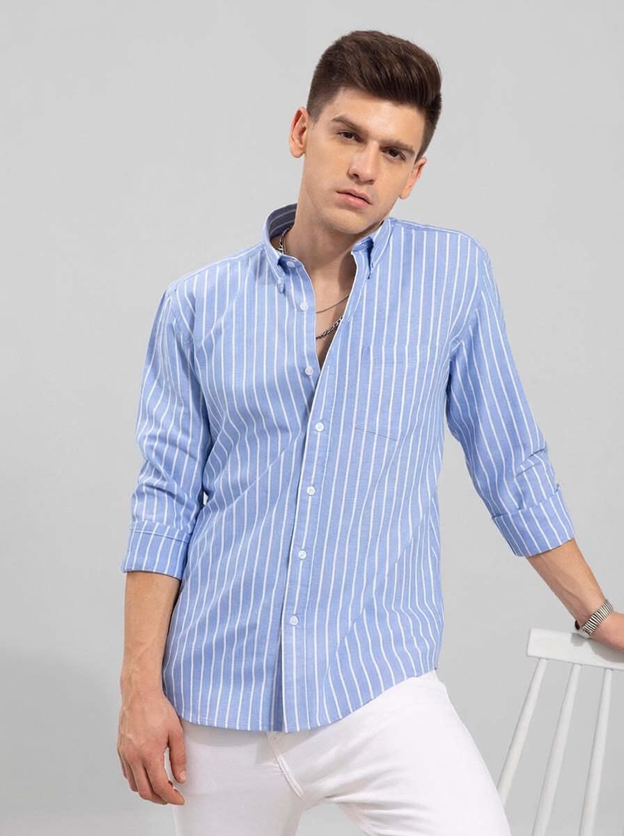 Men Slim Fit Checkered Spread Collar Casual Shirt-image-41