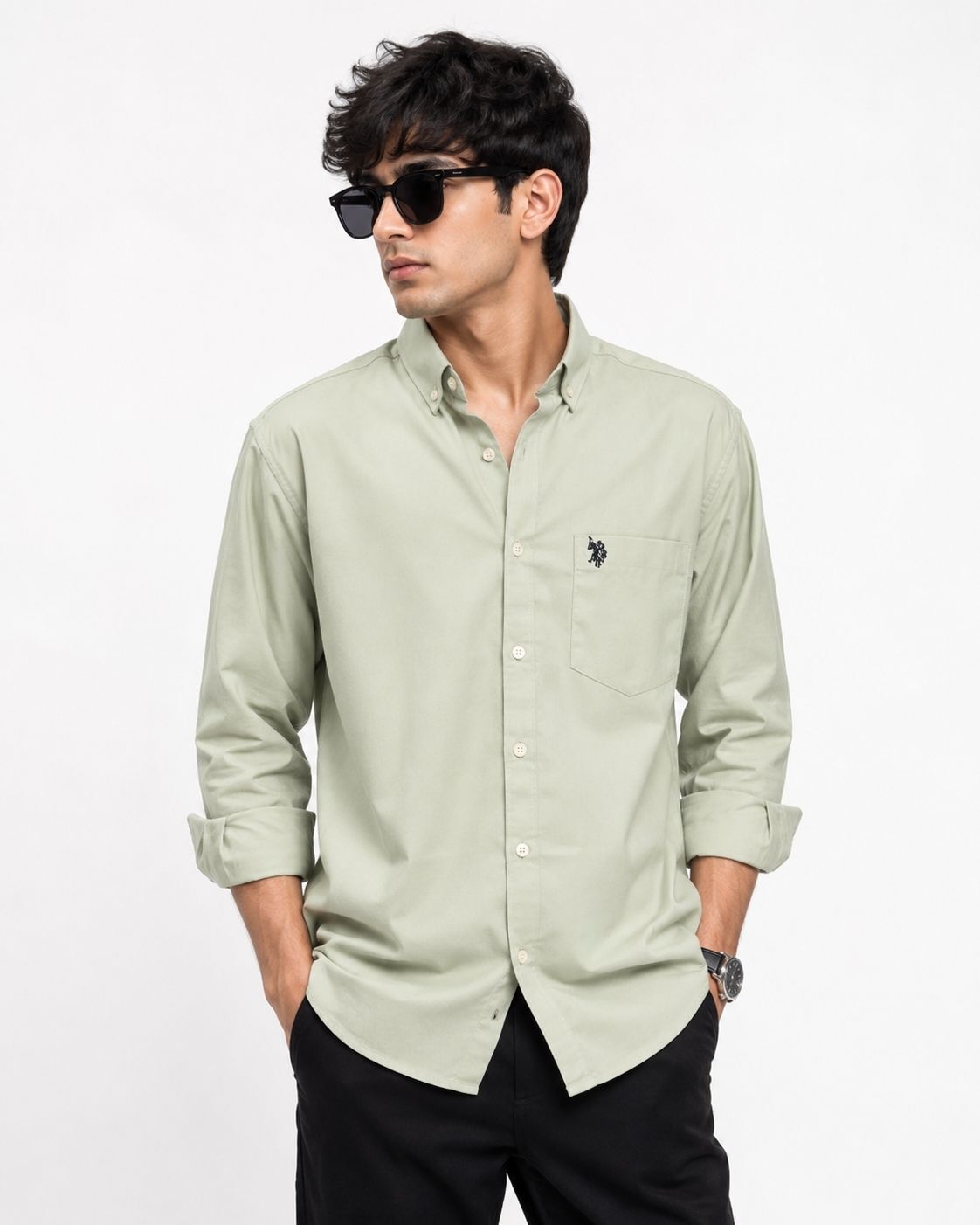 honeybell dresses Men Regular Fit Solid Casual Shirt-picture-10