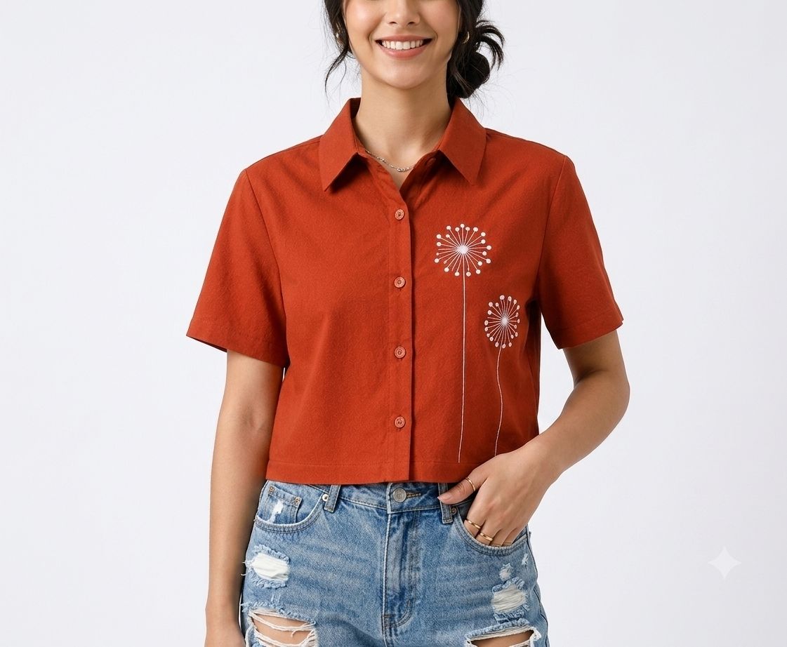 Women Boxy Fit Printed Casual Shirt-image-6