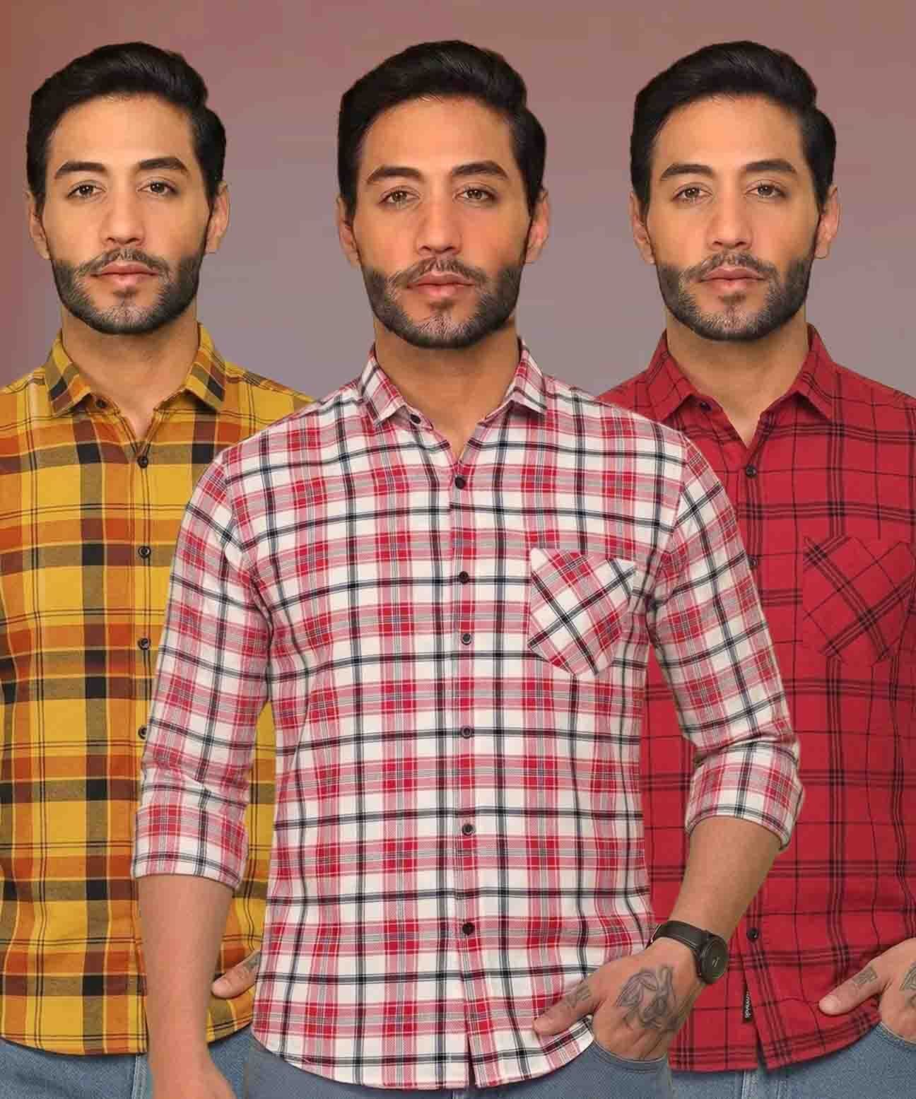 metronaut Men Regular Fit Printed Spread Collar Casual Shirt-picture-29