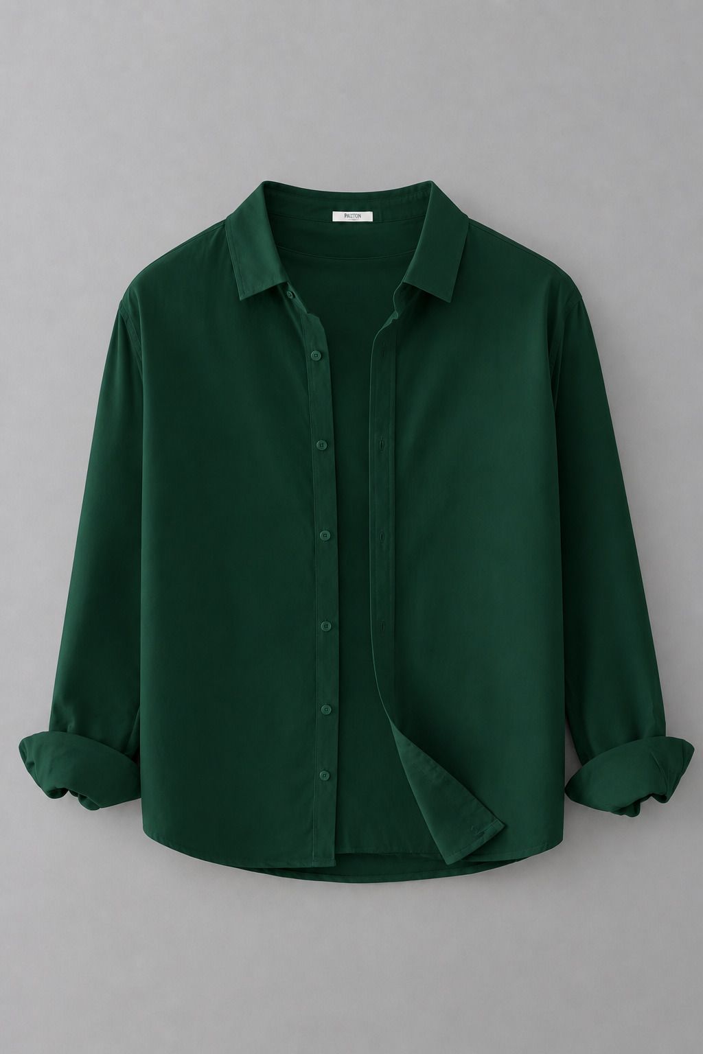 torontocn Men Regular Fit Solid Spread Collar Casual Shirt-picture-14