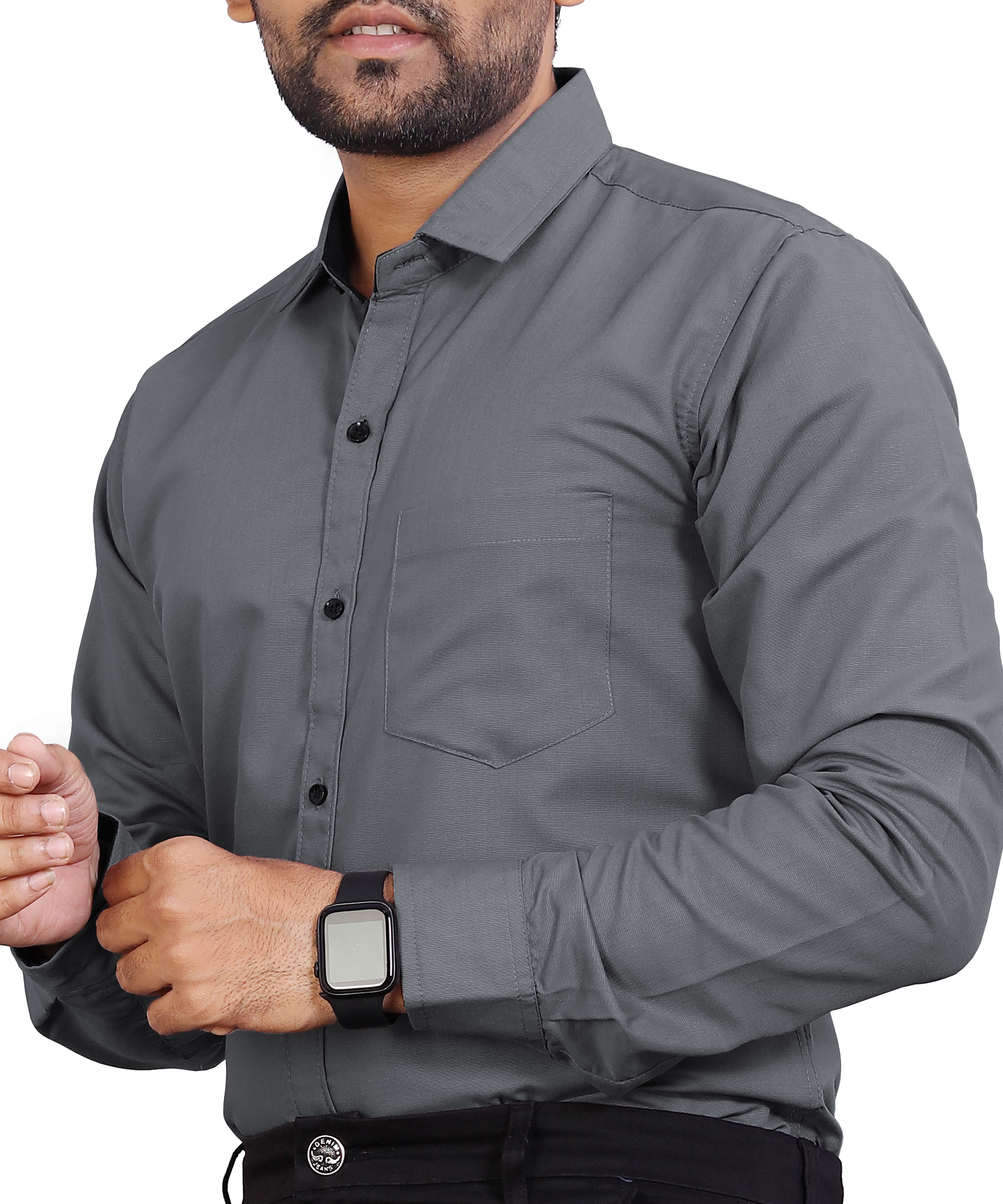 metronaut Men Regular Fit Solid Formal Shirt-picture-34